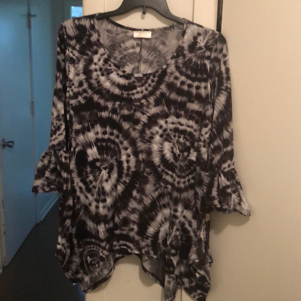 Tie dyed tunic.